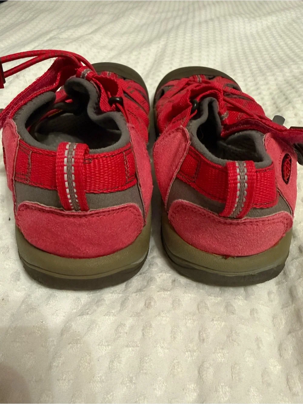 Keen Kids Newport Pink and Gray Closed-Toe Sandals
